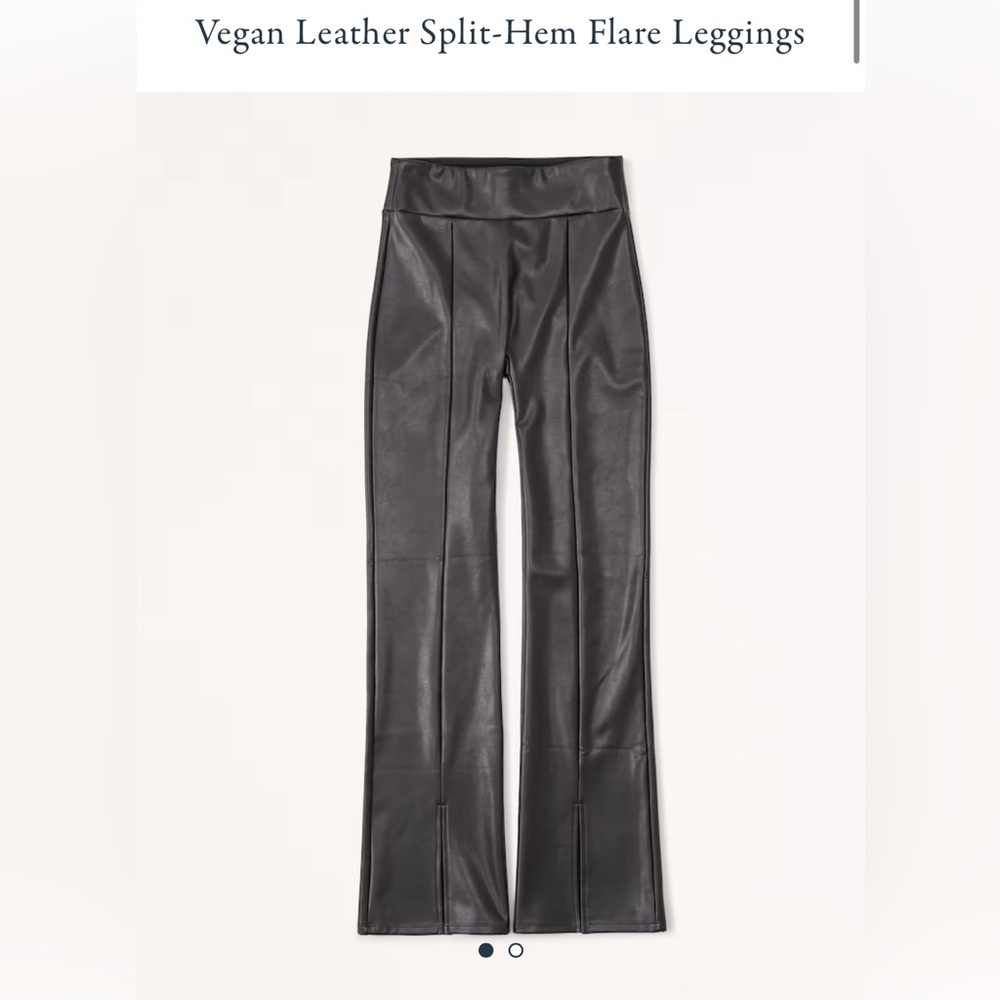Abercrombie and Fitch Vegan Leather leggings. Size M.